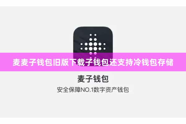 麦麦子钱包旧版下载子钱包还支持冷钱包存储