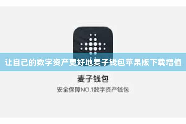 让自己的数字资产更好地麦子钱包苹果版下载增值