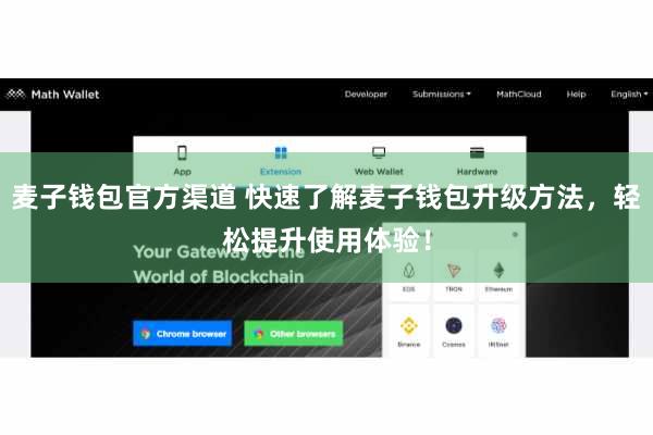 麦子钱包官方渠道 快速了解麦子钱包升级方法，轻松提升使用体验！