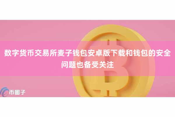 数字货币交易所麦子钱包安卓版下载和钱包的安全问题也备受关注