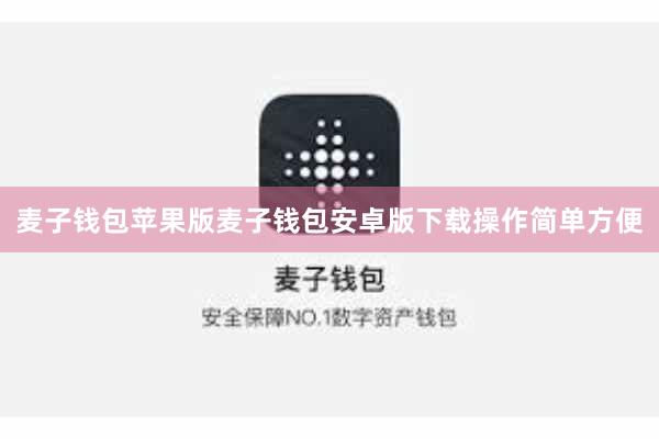 麦子钱包苹果版麦子钱包安卓版下载操作简单方便